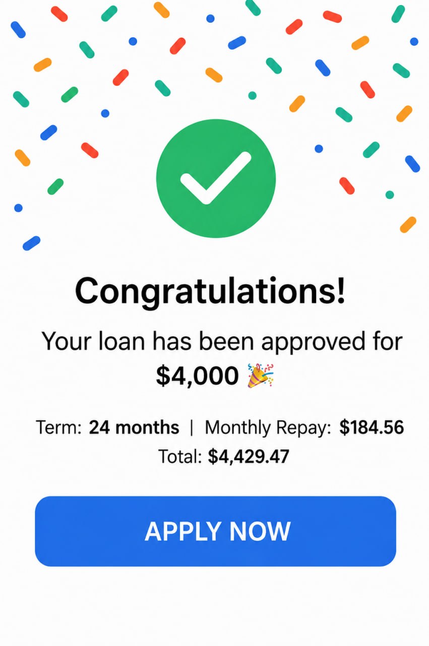 Quick Loan Hub Facebook ad