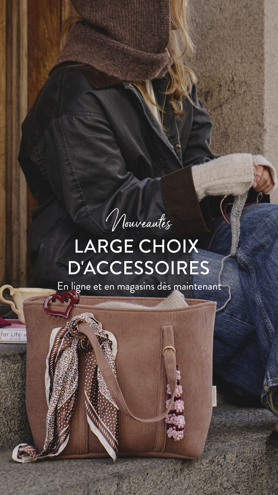 Søstrene Grene Facebook ad: En stock! Des mitaines aux barrettes