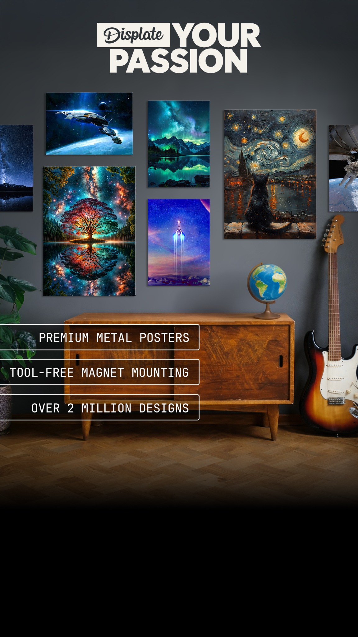 Displate Facebook ad