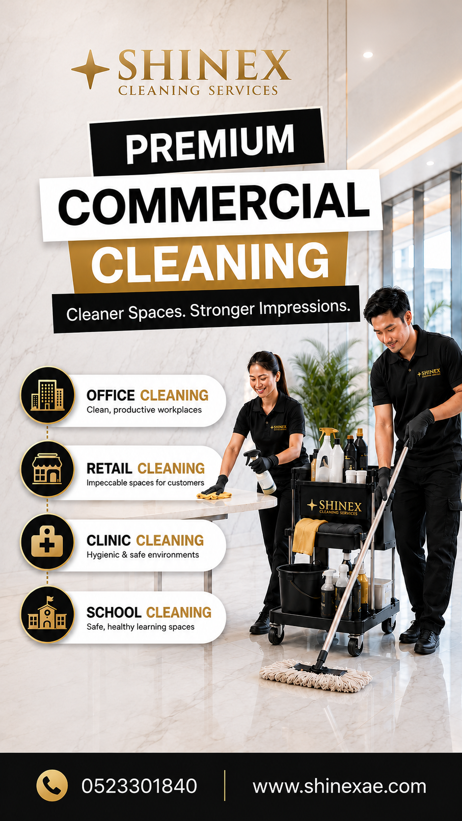 Shinex Cleaning Services Facebook ad