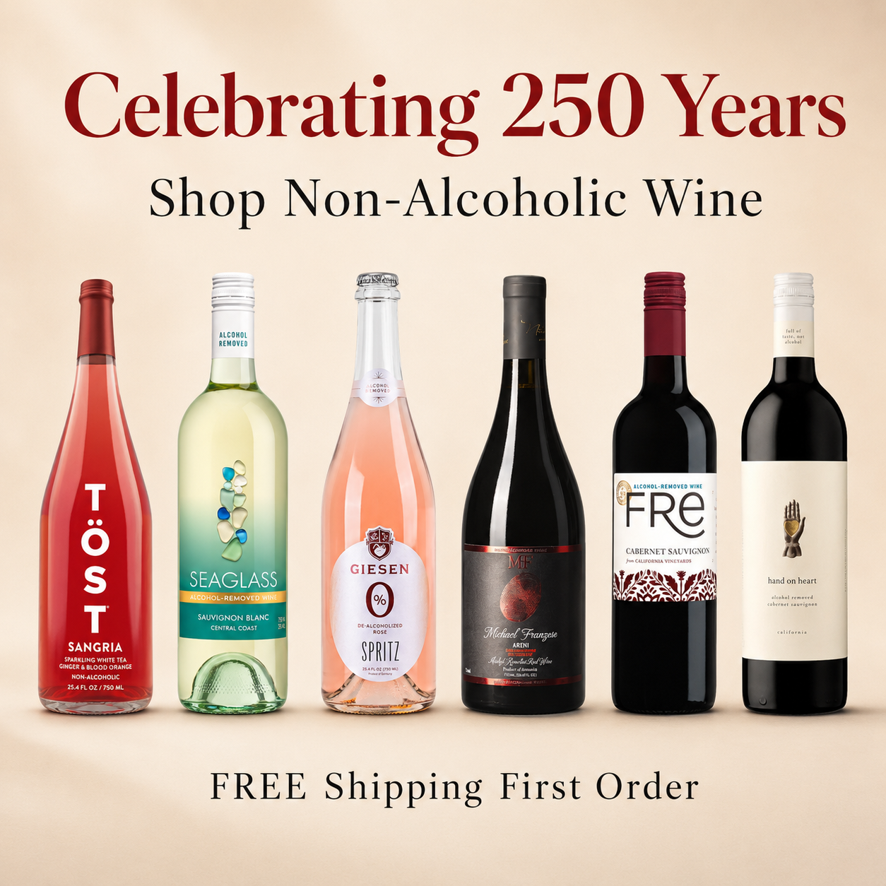 Non Alcoholic Wines Facebook ad