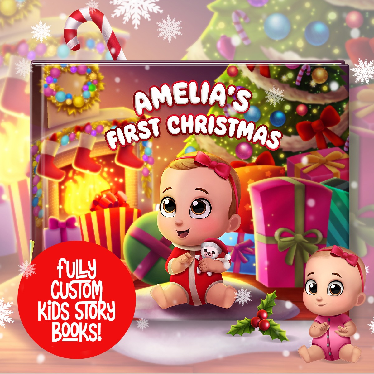 Story Bug Facebook ad: Heart Warming Personalized Story Books