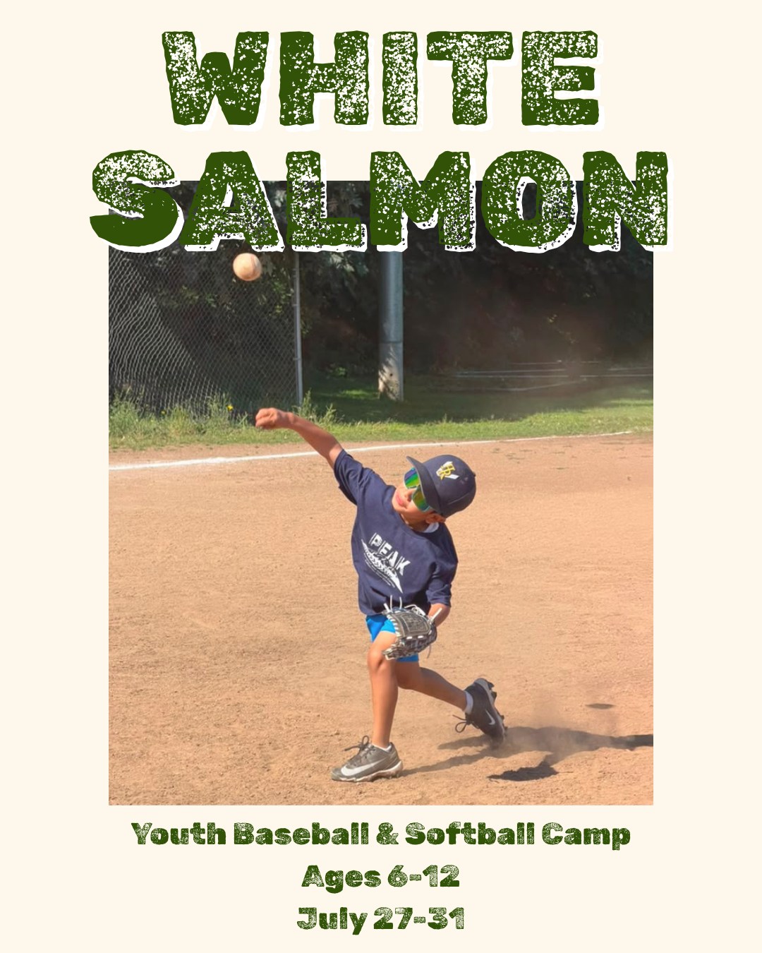 Peak Baseball Facebook ad: Peak Baseball, Youth Baseball Camps in the Columbia Gorge