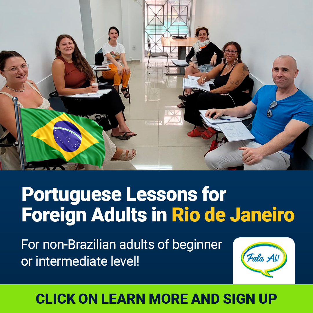 Fala Aí Facebook ad: Learn Portuguese