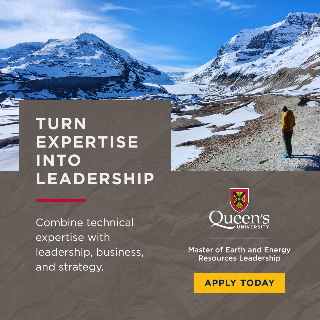 Queen's Department of Geological Sciences and Geological Engineering Facebook ad: Step Into Leadership