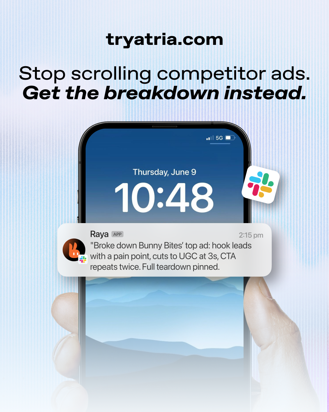 Atria AI Facebook ad