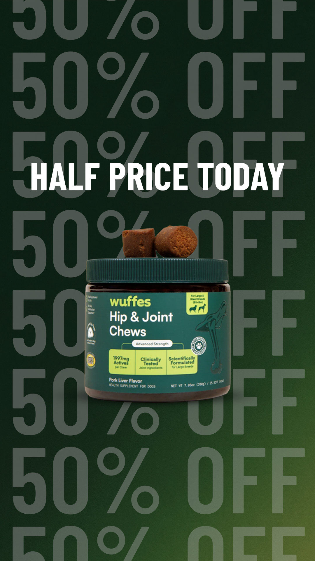 Wuffes Facebook ad
