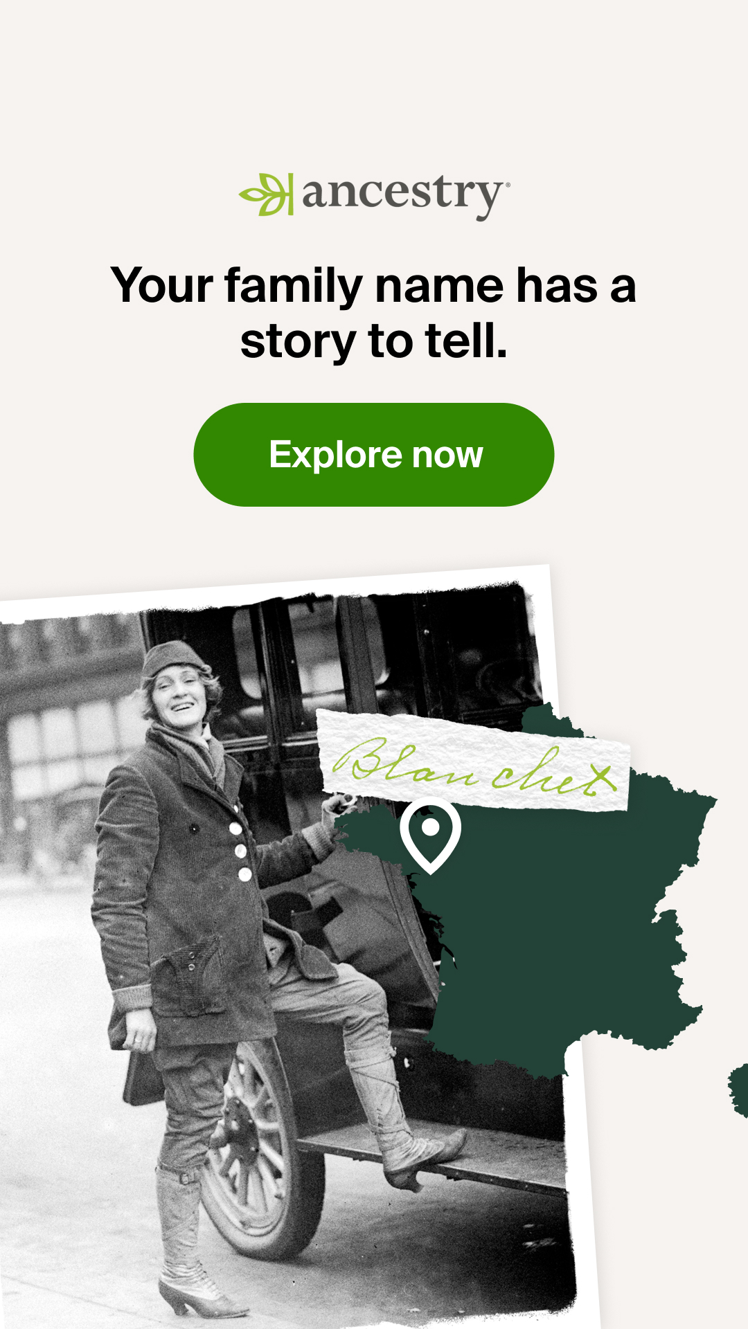 Ancestry Facebook ad