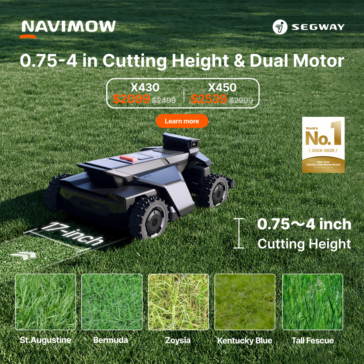 Segway Navimow Facebook ad from Jun 23, 2026