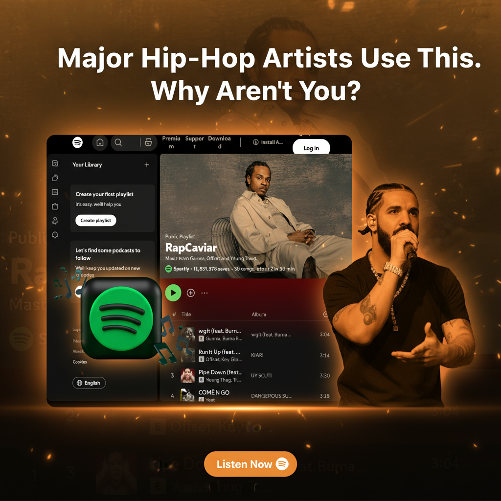 Playlist Booker Facebook ad