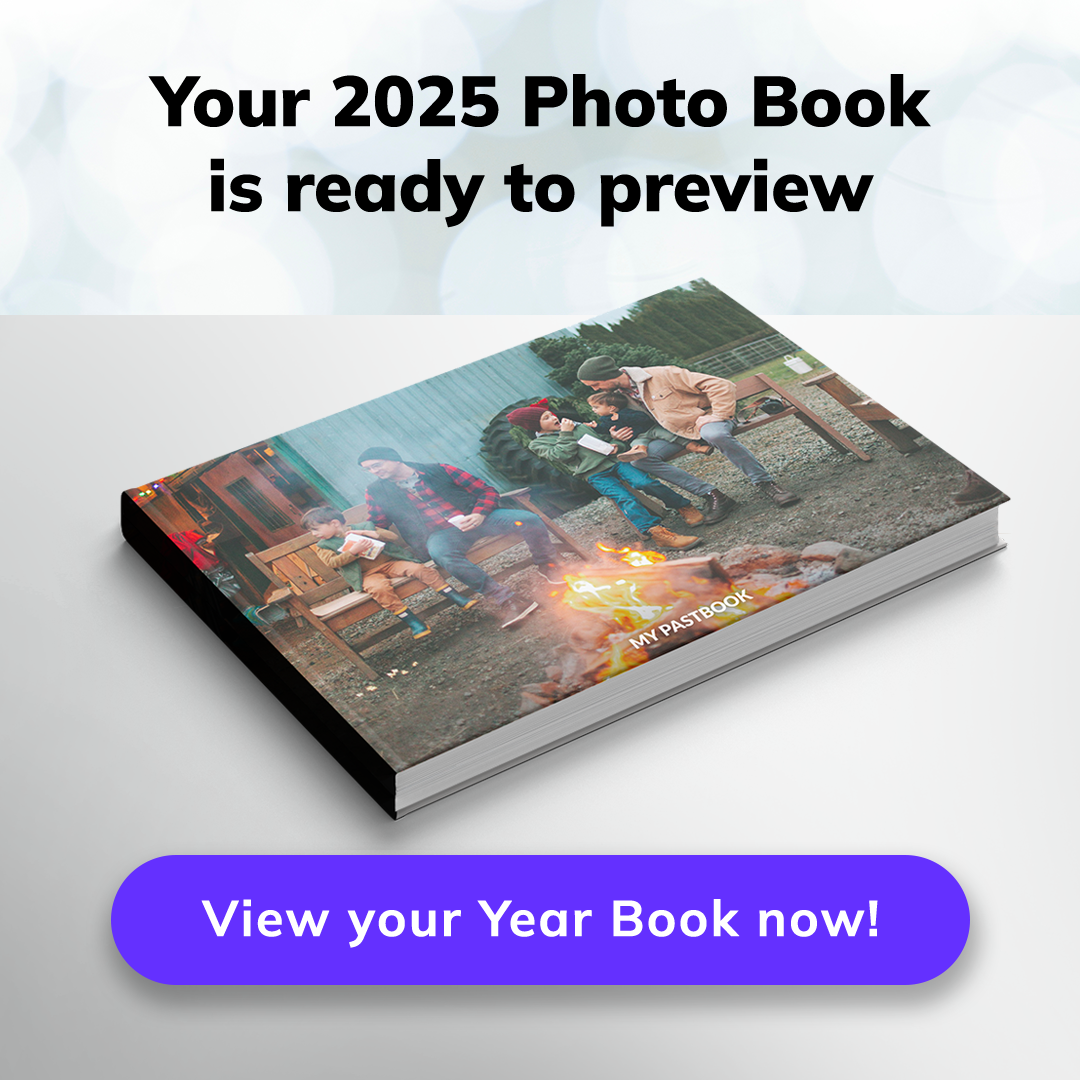 PastBook Facebook ad