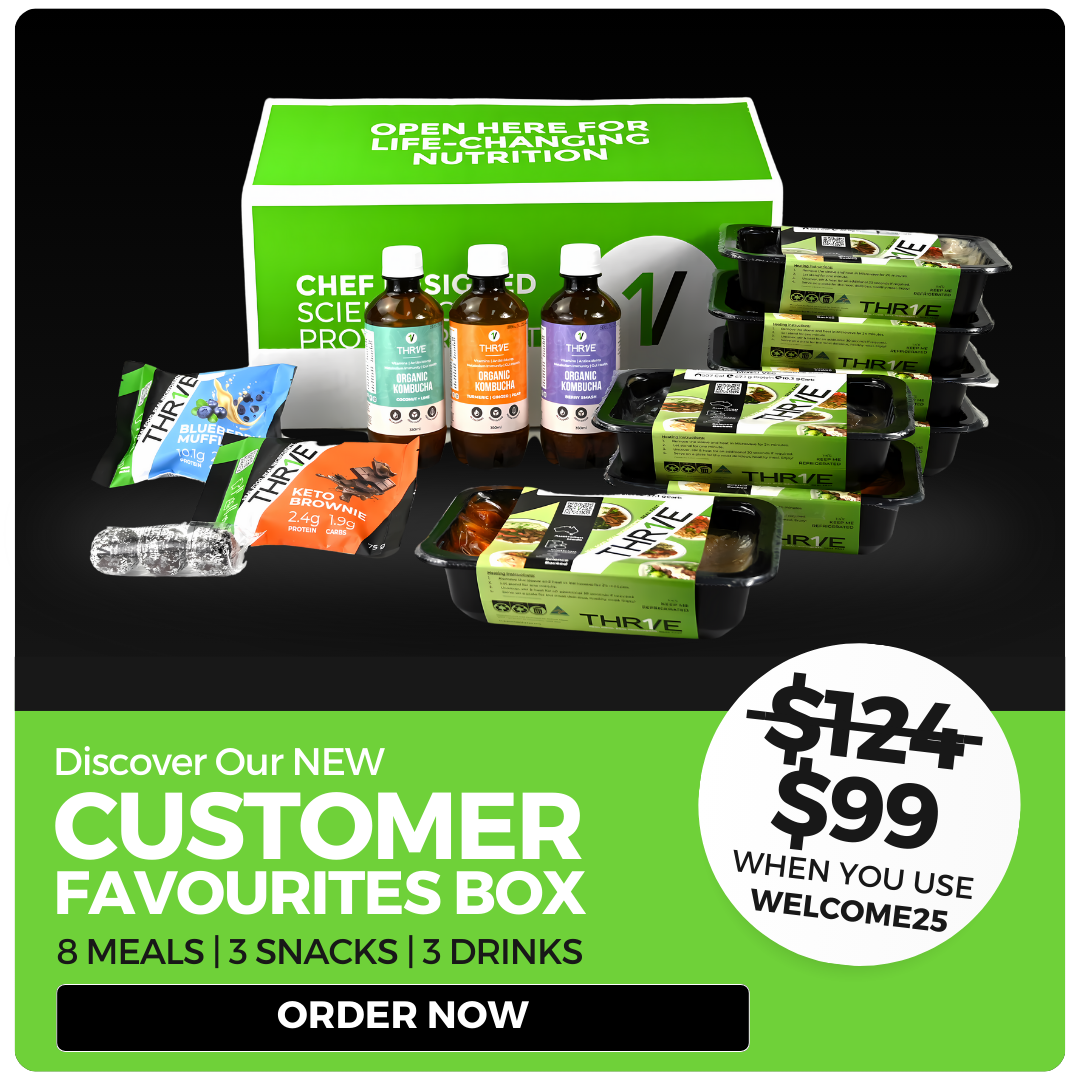 Thrive Meals Facebook ad: Save Money. Save Time.