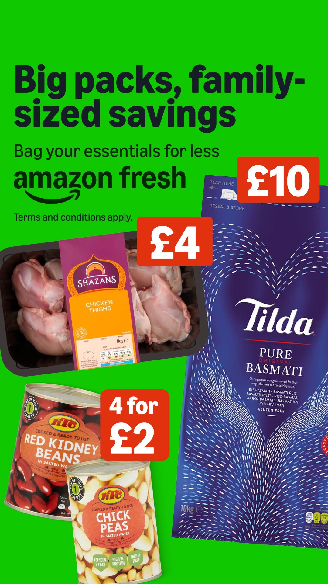 Amazon Fresh Facebook ad from Feb 4, 2026