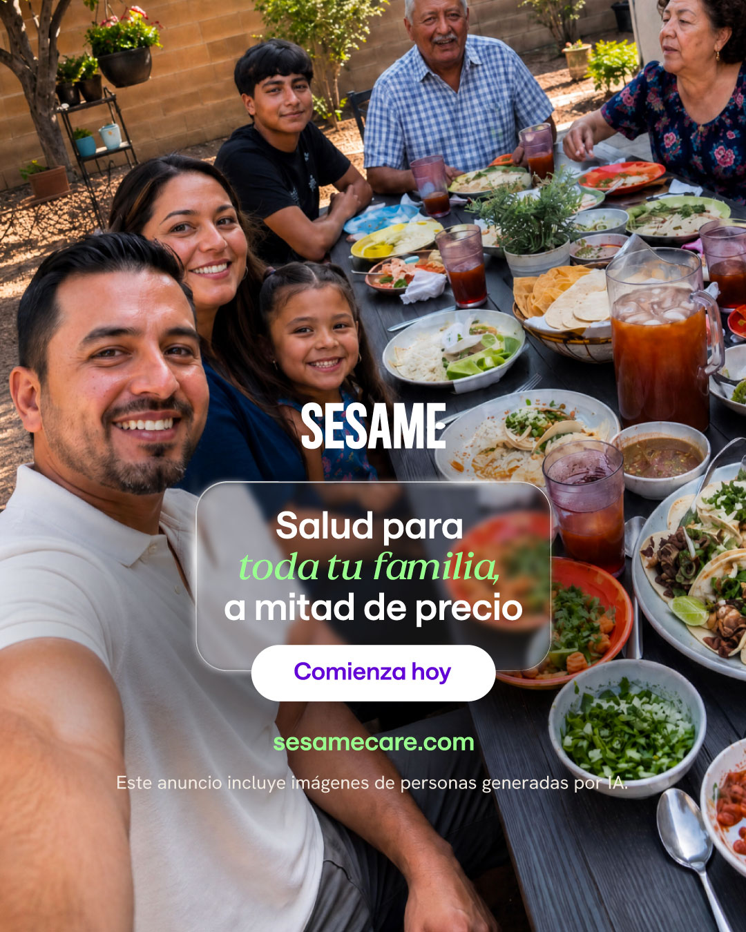 Sesame Facebook ad