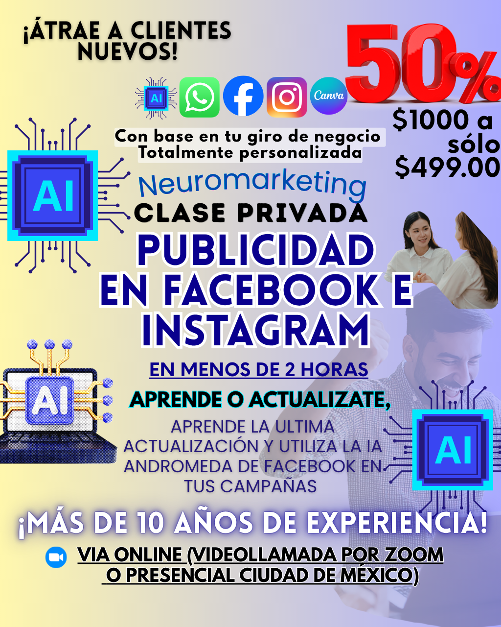 Lic Mtra Alicia NeuroMarketing Digital Facebook ad: AUMENTA TUS VENTAS