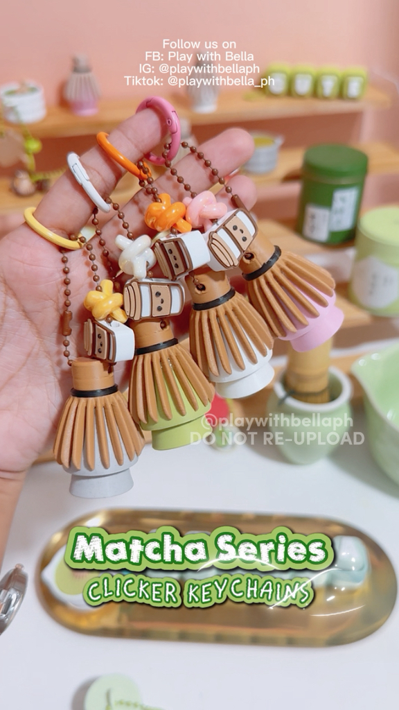 Play with Bella Facebook ad: Matcha Clickers