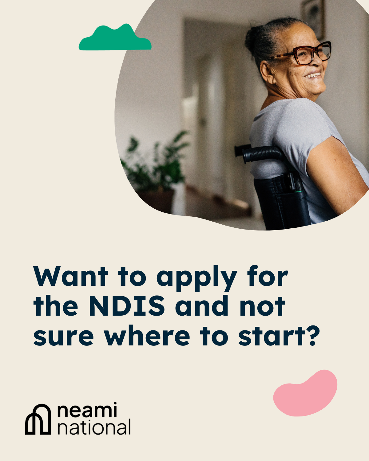 Neami National Facebook ad: We offer free, practical and inclusive support for…