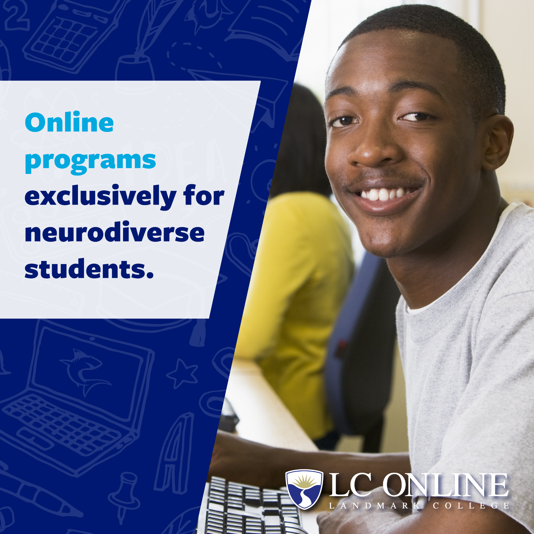 Landmark College Admissions Facebook ad