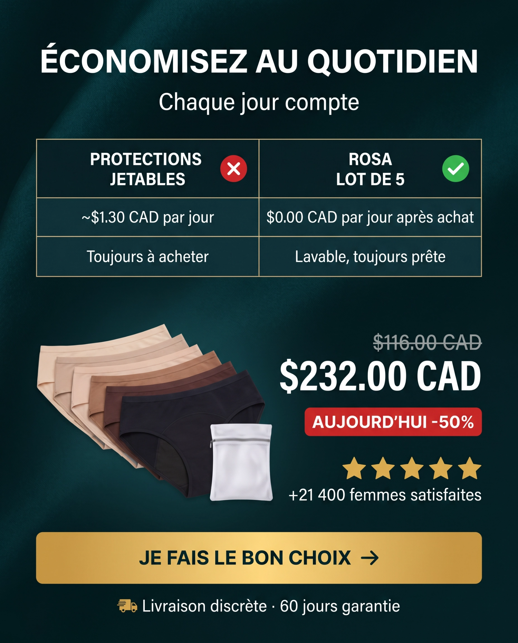 Rosa Facebook ad