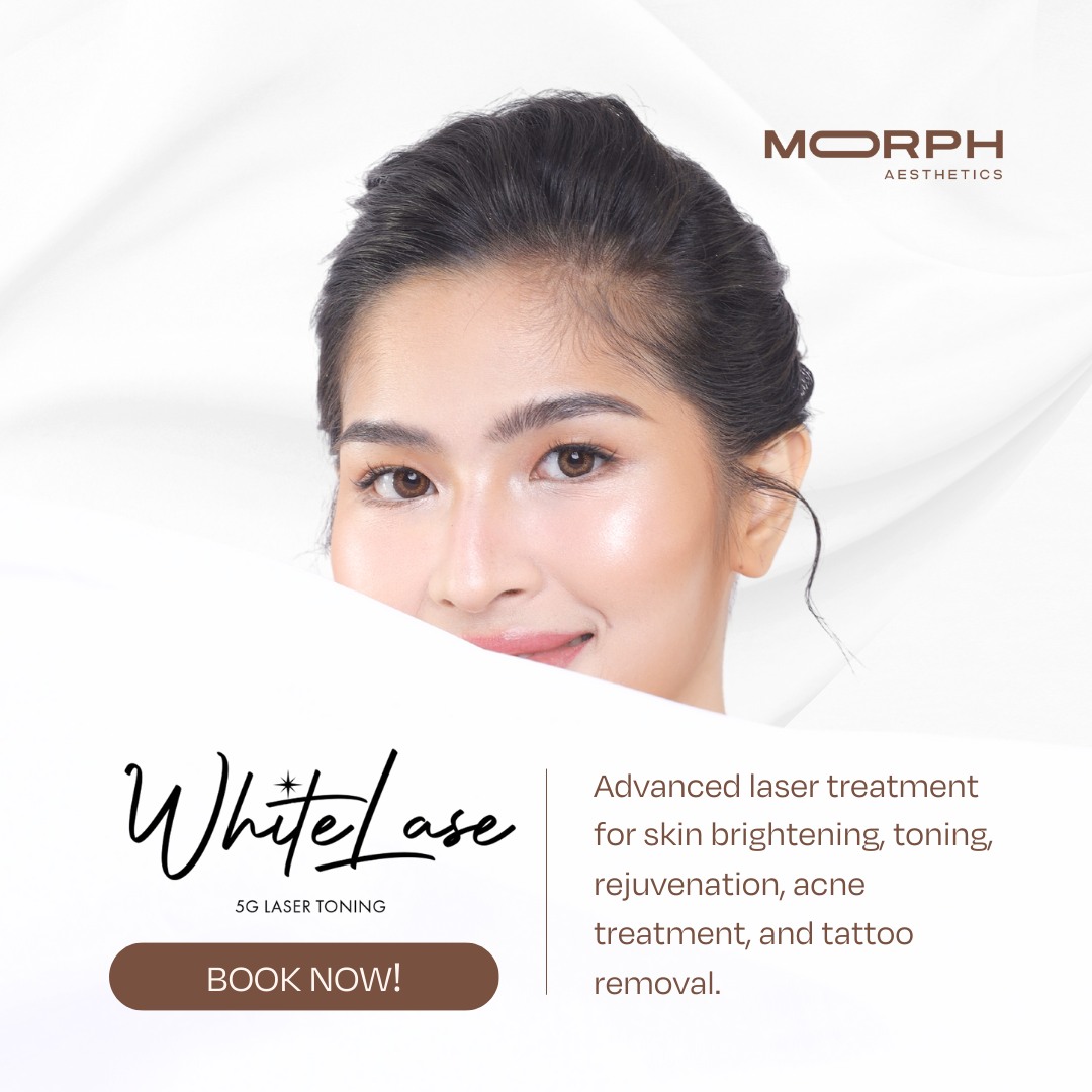 Morph Aesthetics - Malolos Facebook ad: Whitelase 5G Laser Toning is NOW at Malolos!