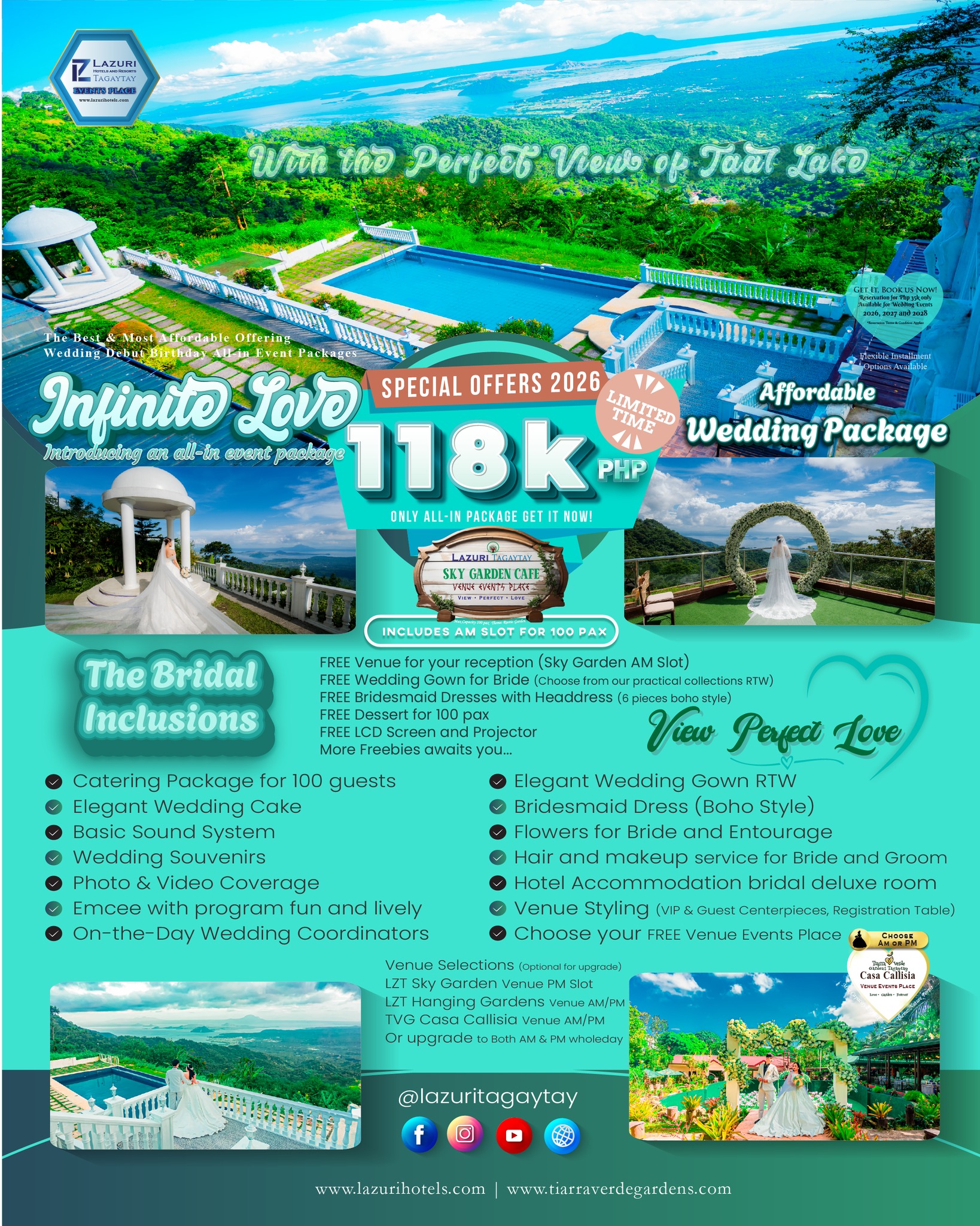 Lazuri Tagaytay Events Place Facebook ad