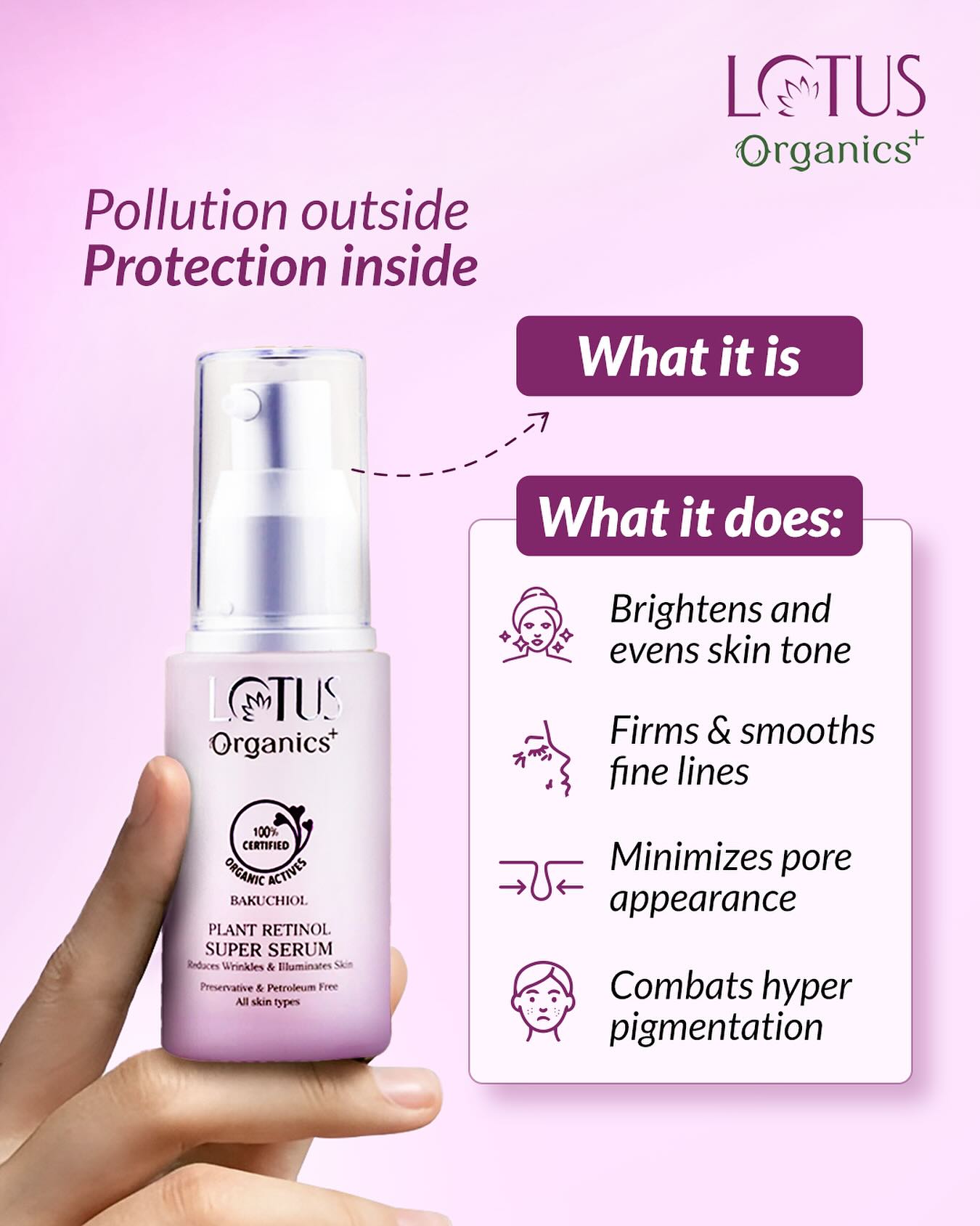 Lotus Organics + Facebook ad
