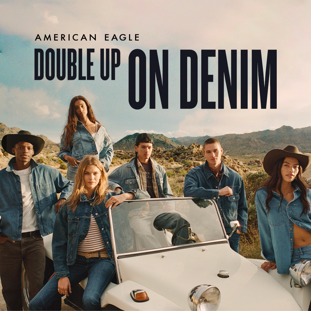 American Eagle Outfitters Facebook ad: Our spring uniform has arrived, and it's all…