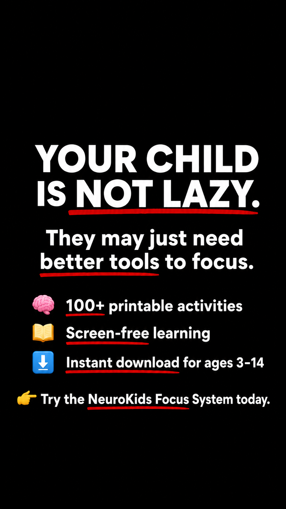 NeuroKids Facebook ad