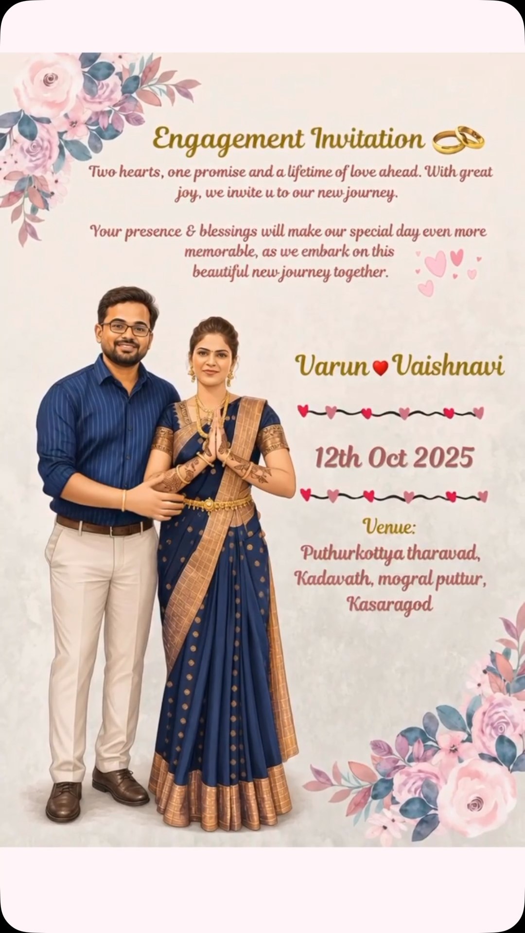 carricatureinvites Facebook ad: Your wedding invitation is the first glimpse of…