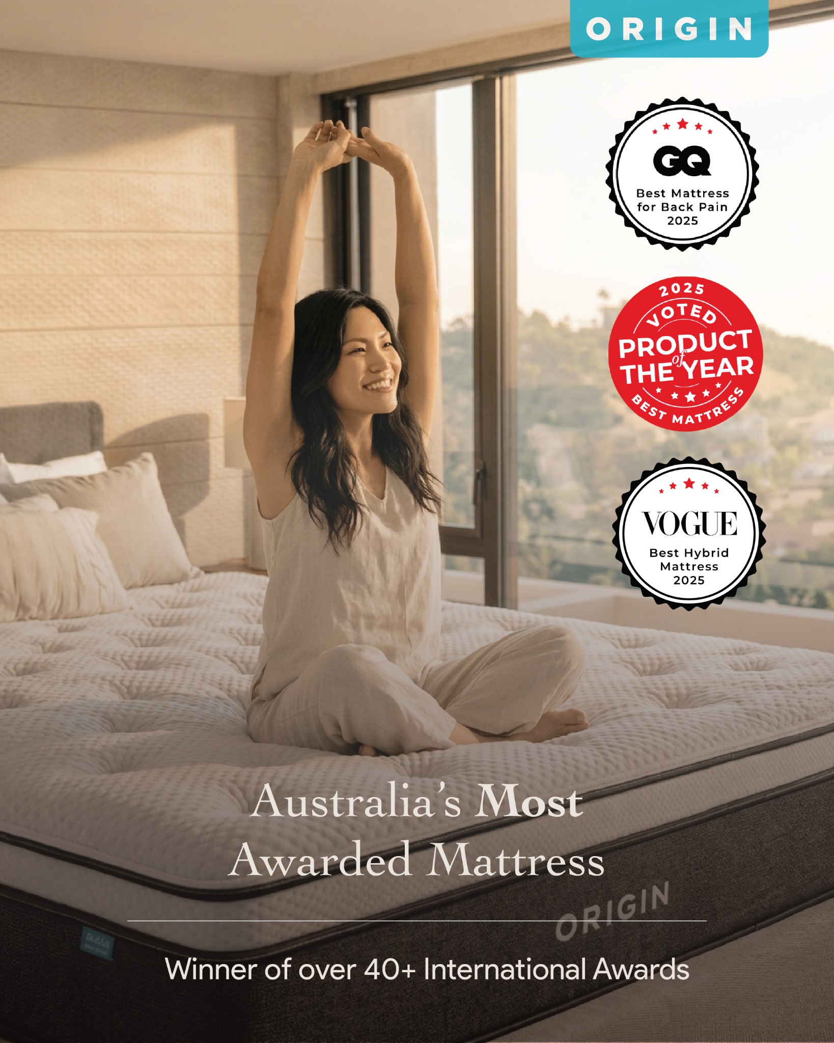 Origin Mattress Australia Facebook ad