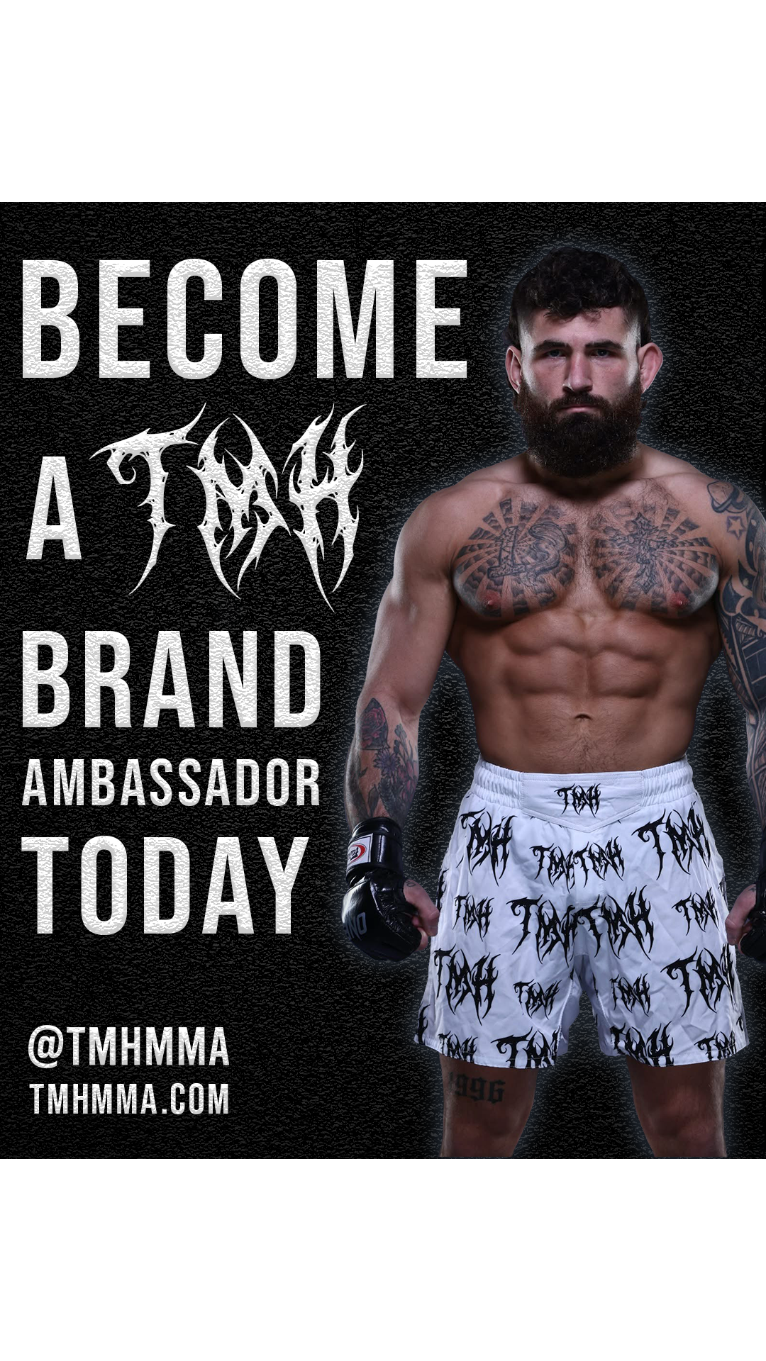 TMH MMA Facebook ad: Represent the Champion Mindset