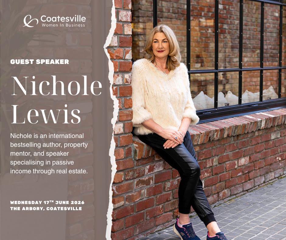 Coatesville Women In Business Network Facebook ad: Come along to our June networking event to…