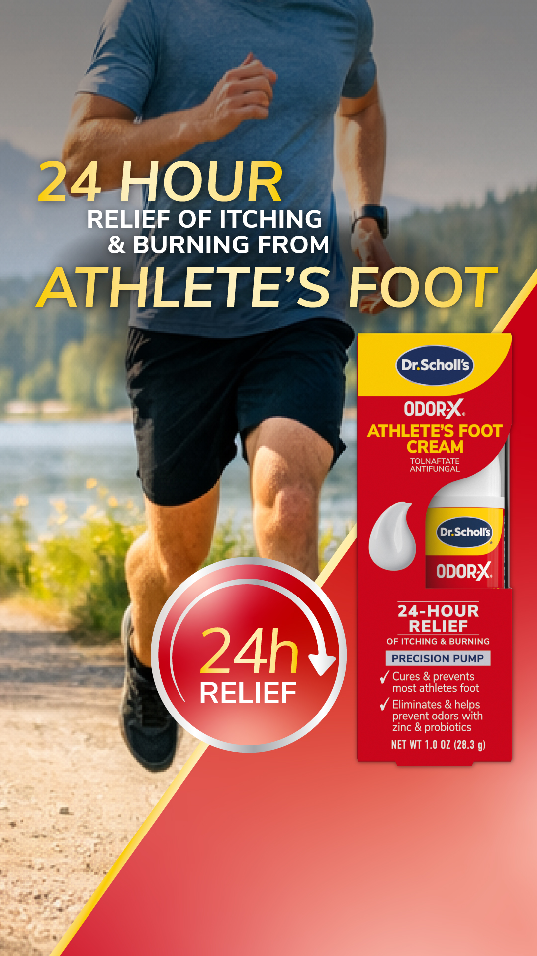 Dr. Scholl's Facebook ad