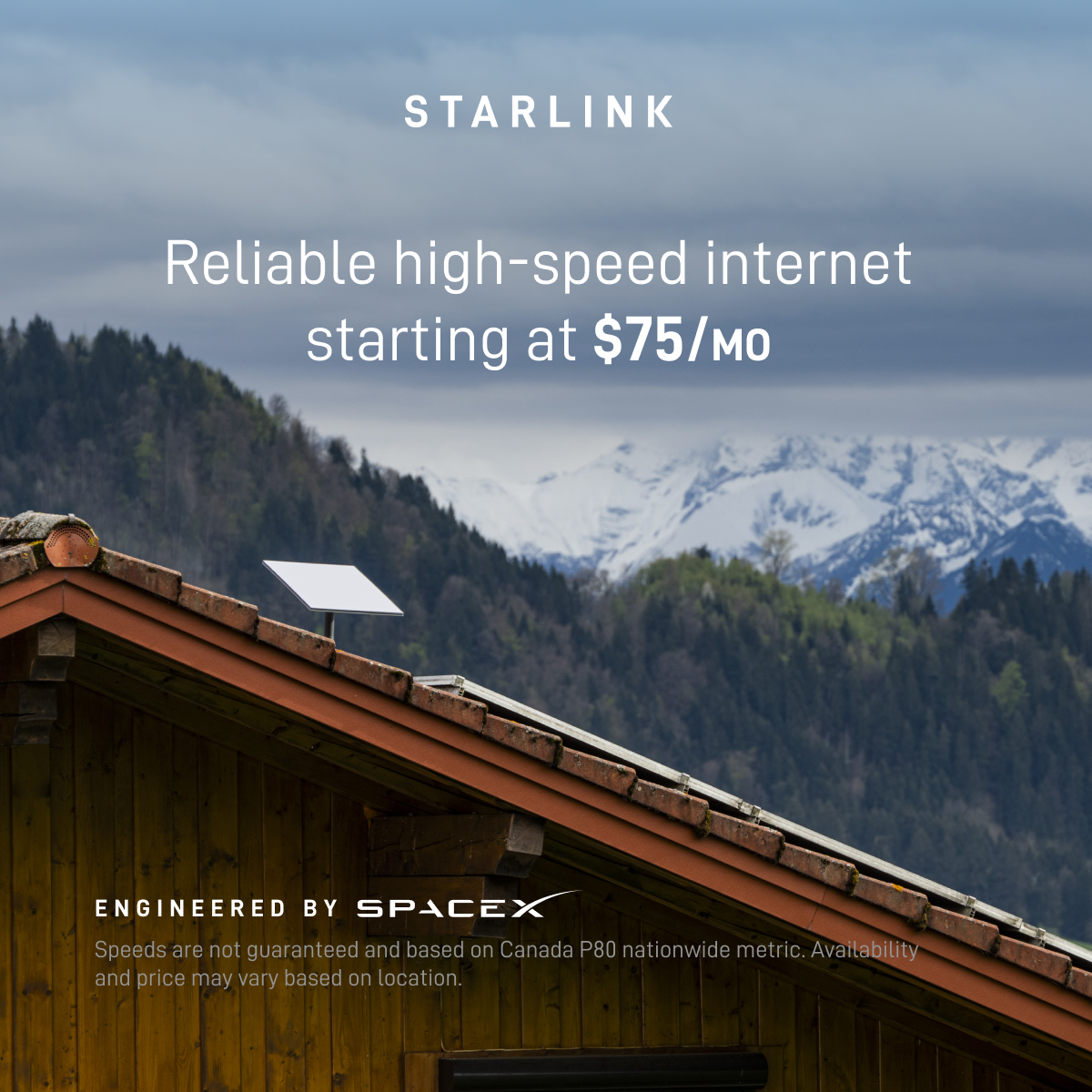 Starlink Facebook ad