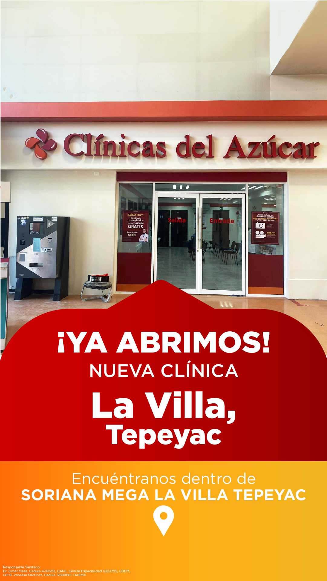 Clínicas del Azúcar - CDMX Facebook ad
