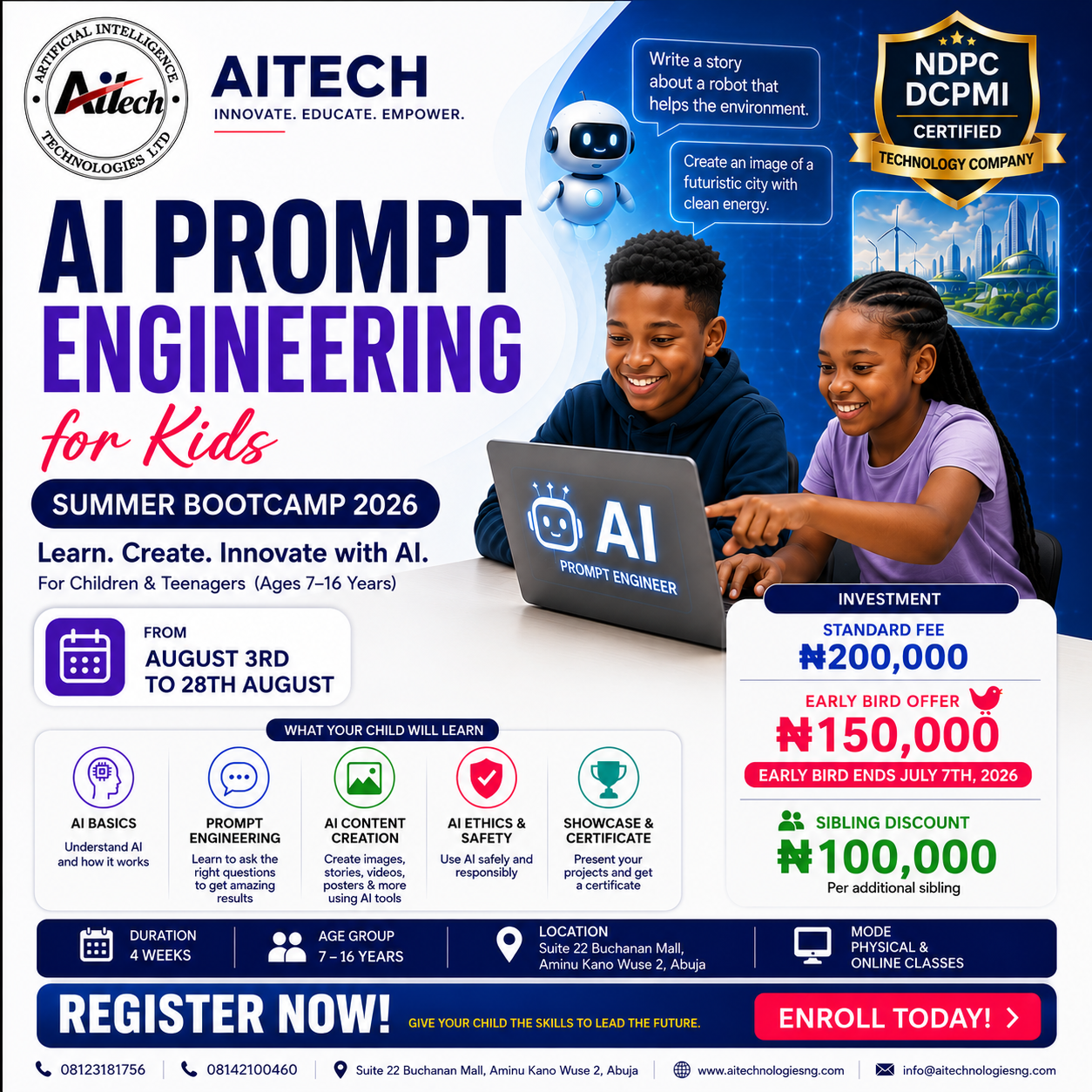 Artificial Intelligence Technologies Aitech Facebook ad