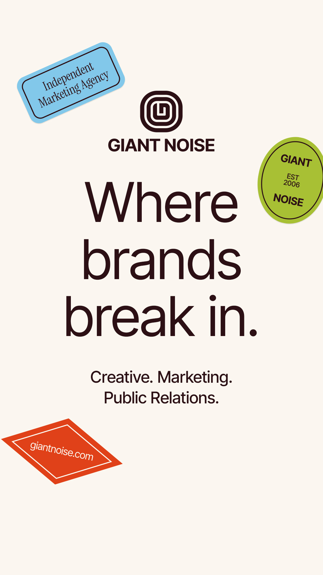 Giant Noise Facebook ad from Jun 1, 2026