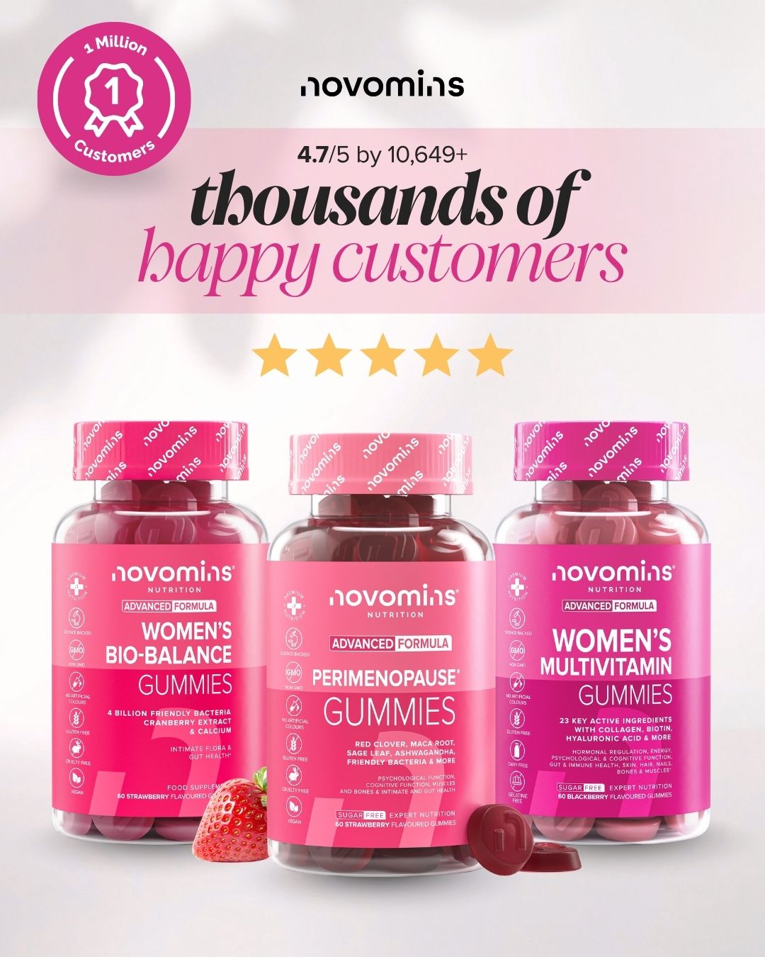 Novomins Nutrition Facebook ad