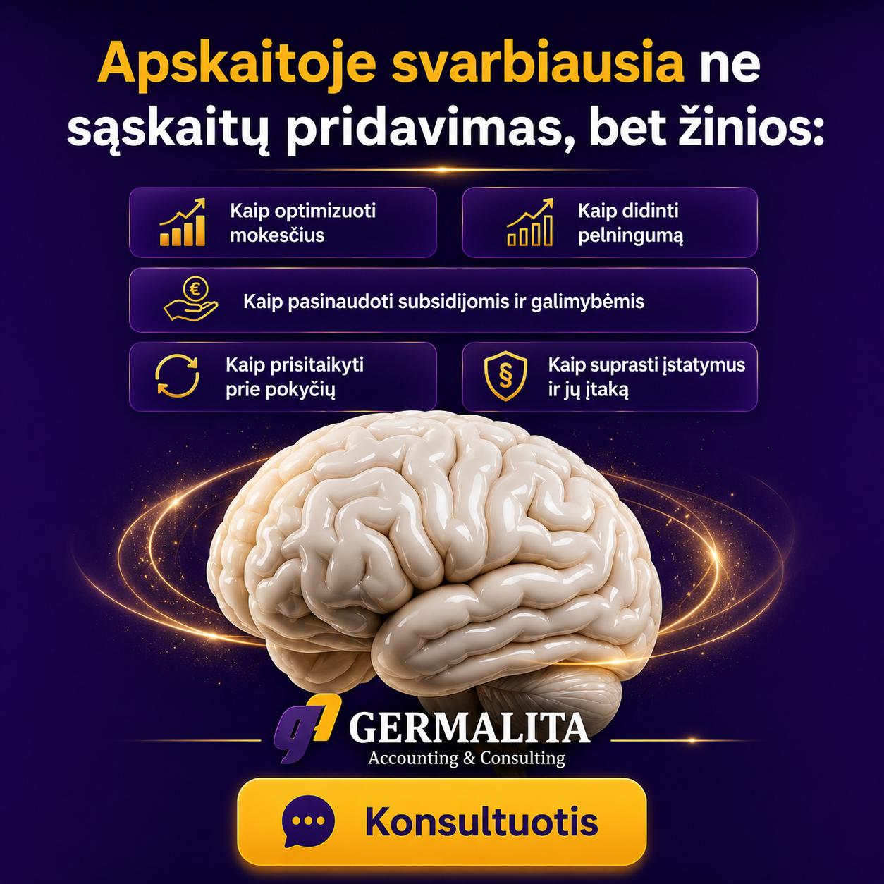 Germalita buhalterinė apskaita Facebook ad