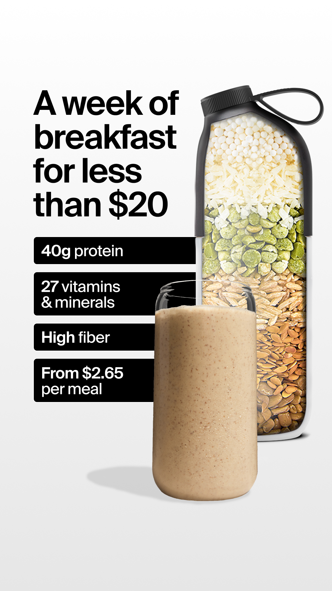 Huel Facebook ad