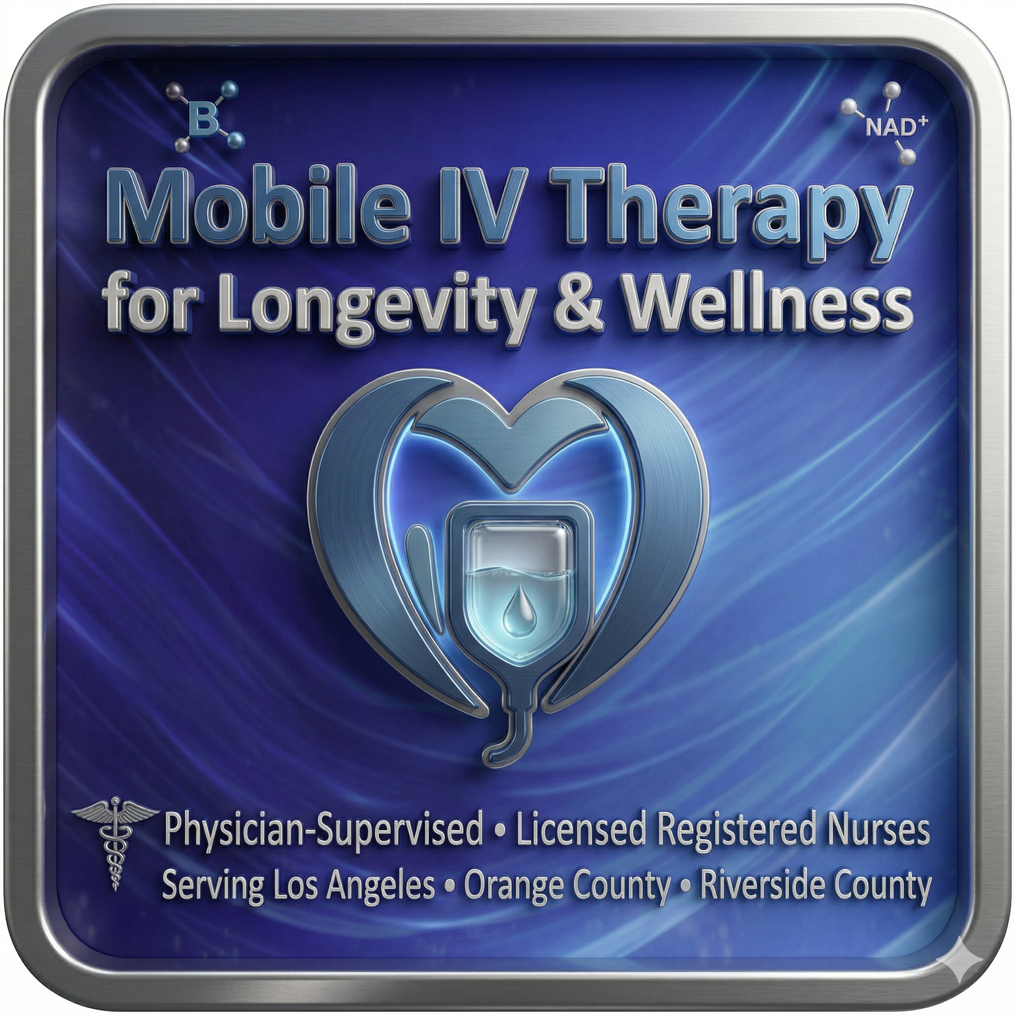 Wellness for Love - Mobile IV Therapy Facebook ad: IV Therapy - We Come 2 U