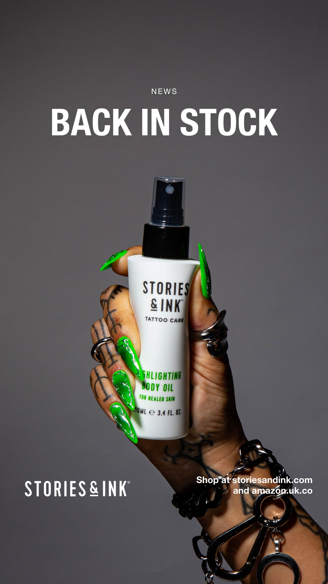 Stories & Ink Facebook ad