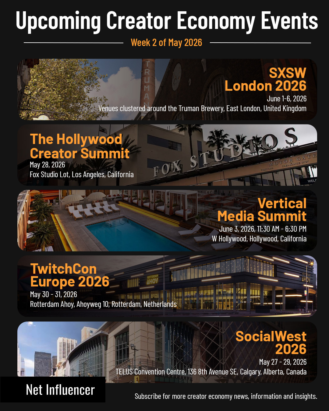 Influence Weekly Facebook ad
