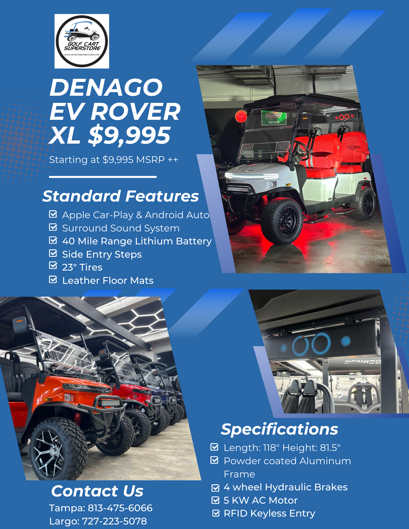 Golf Cart Superstore Largo Facebook ad: Looking to purchase a golf cart in Largo…