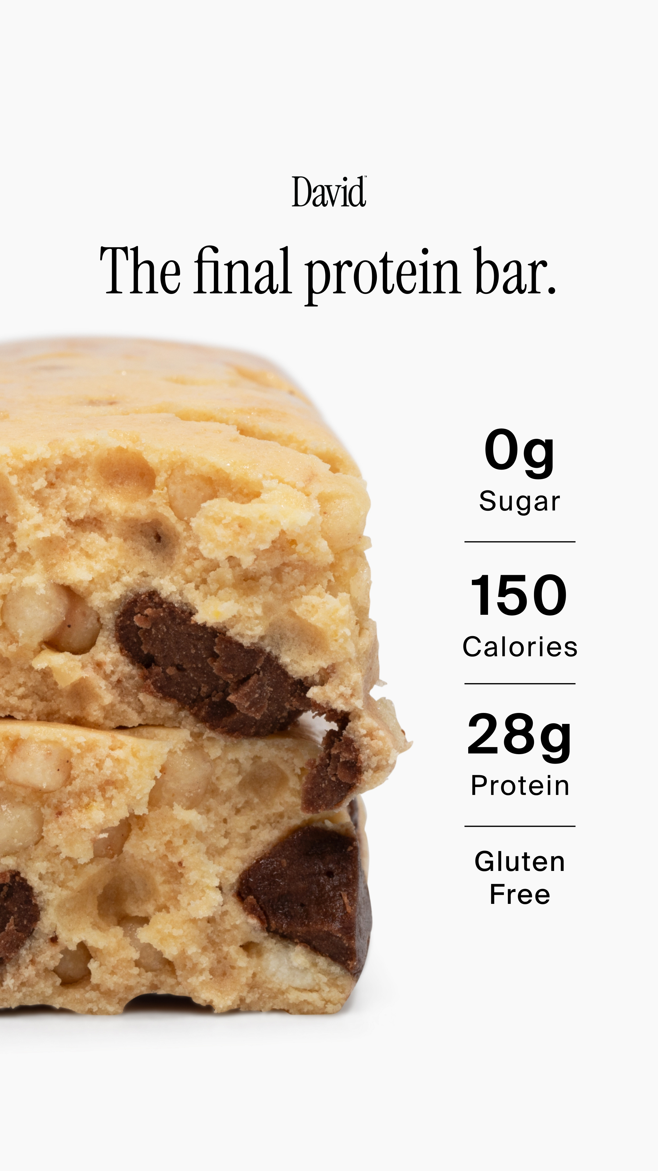 David Protein Facebook ad