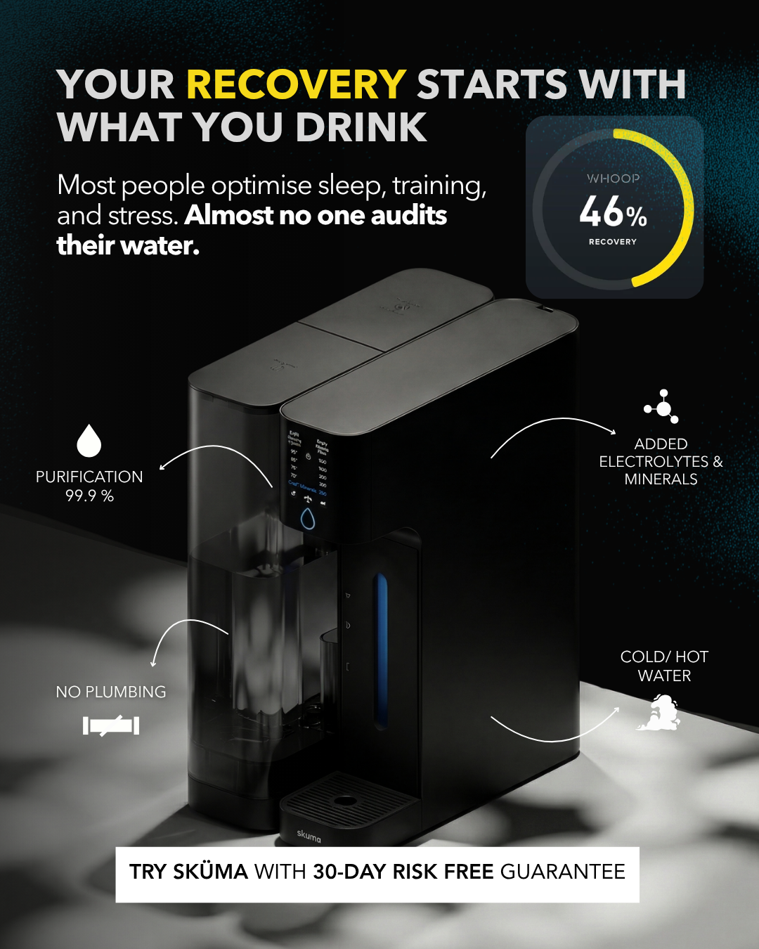 Sküma Water Facebook ad