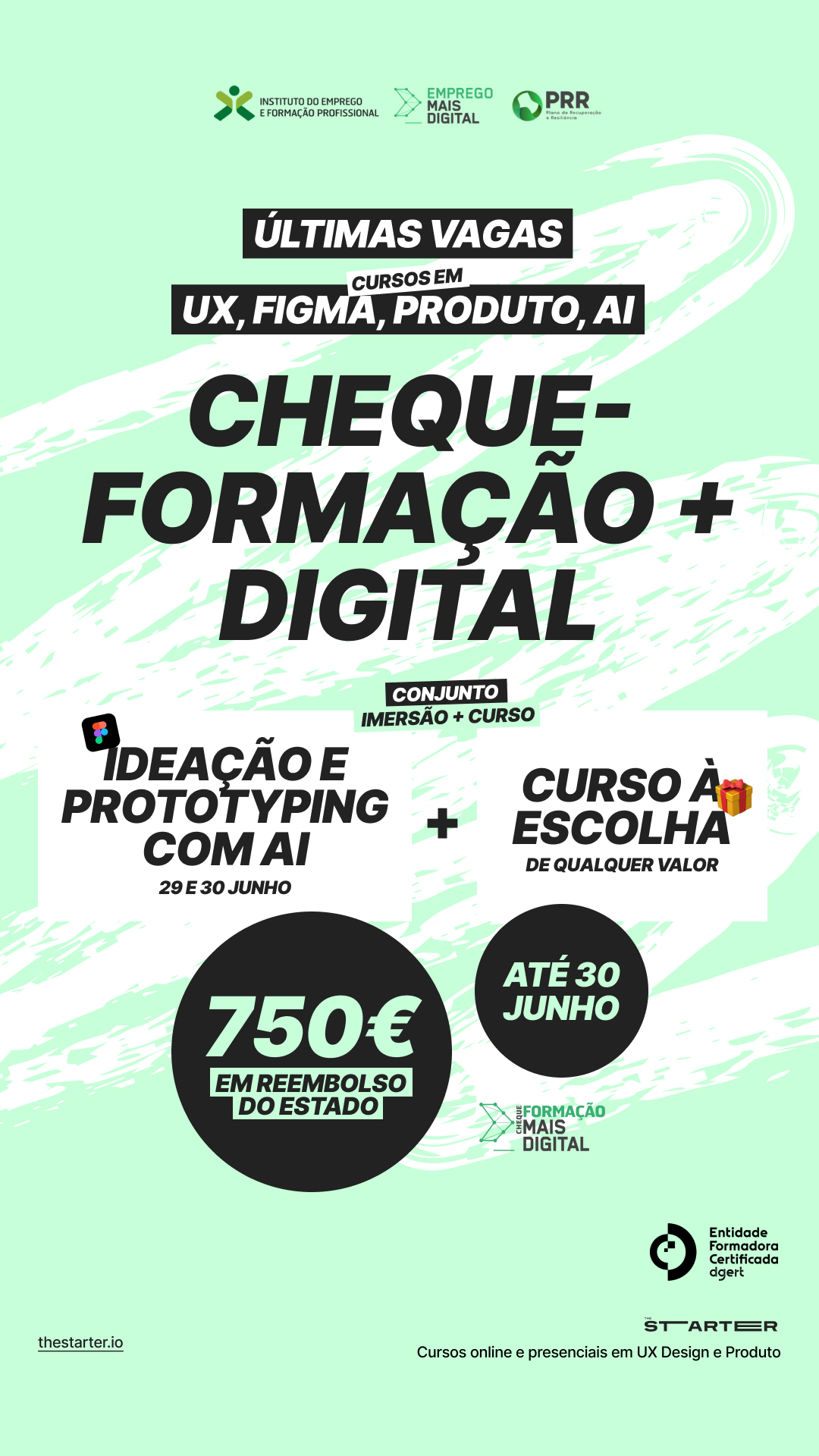 TheStarter - Cursos Avançados de UX Design Facebook ad