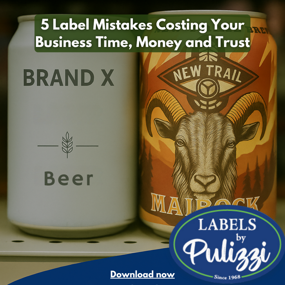 Labels By Pulizzi, Inc. Facebook ad: FREE Report Reveals: Avoid Costly Label Mistakes Forever