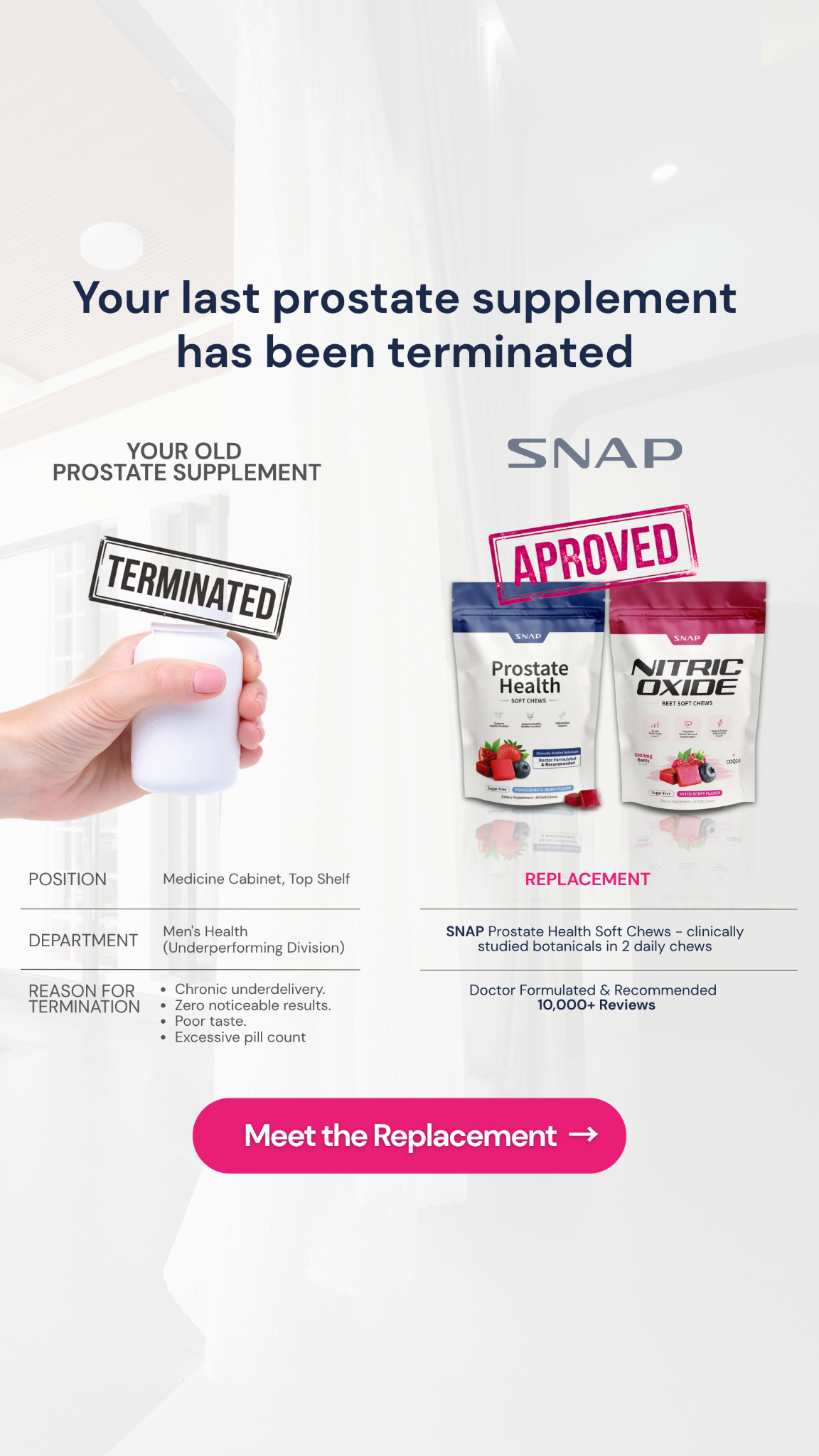 Snap Supplements Facebook ad