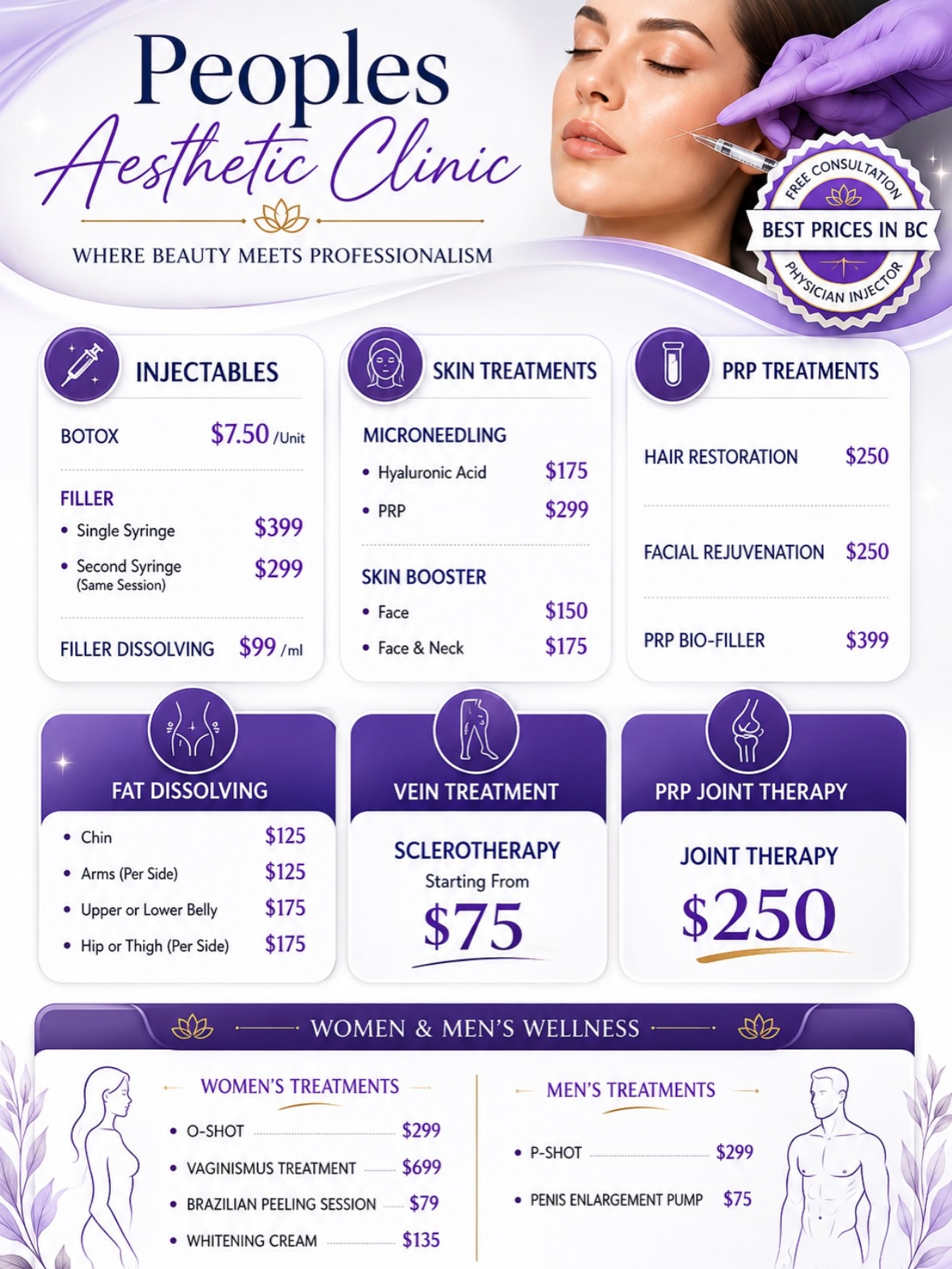 Peoples Aesthetic Clinic Facebook ad: At Peoples Aesthetic Clinic, we are proud to…